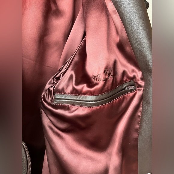 Vintage Designer Nancy Lord Leather Jacket - Picture 8 of 11